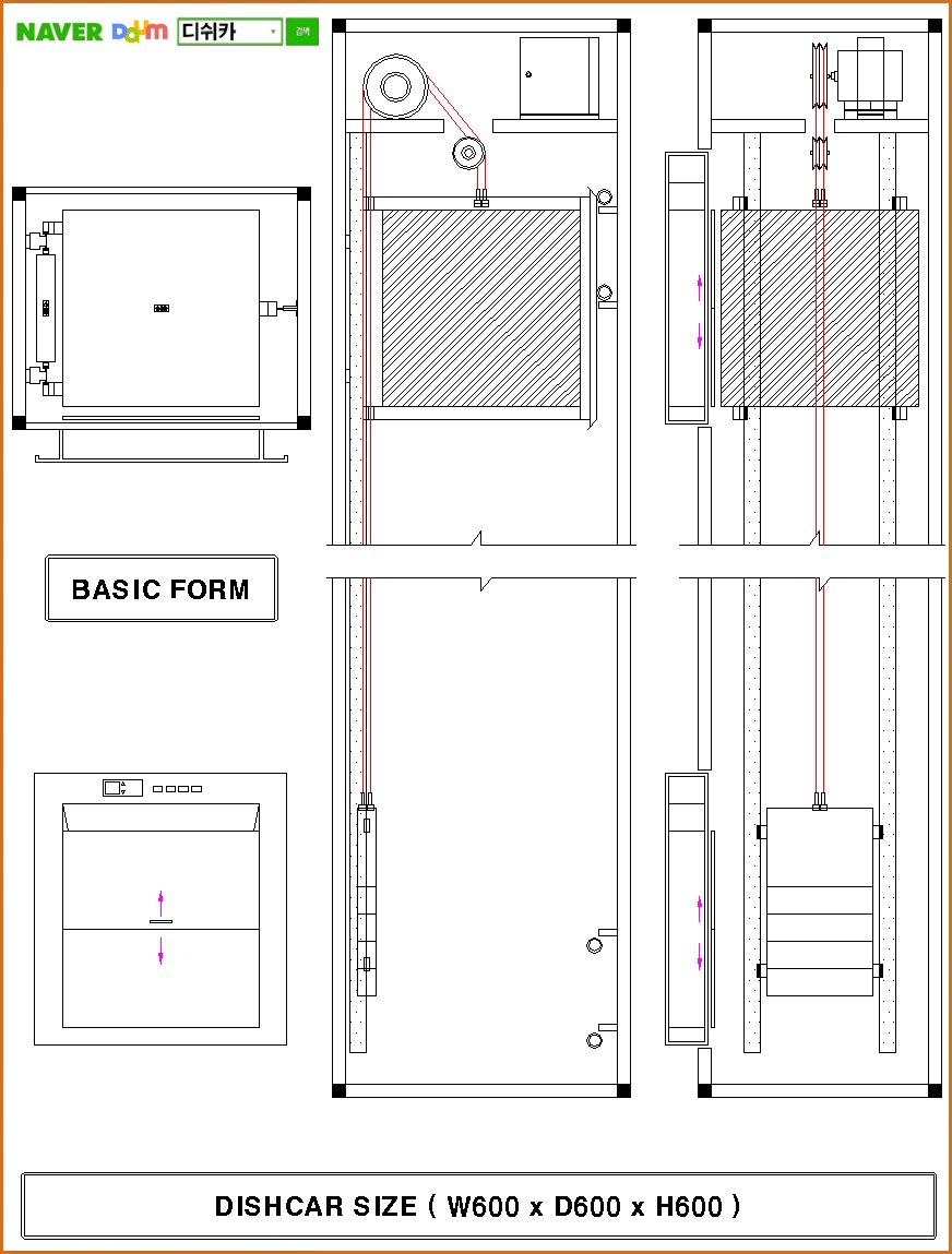 BASIC FORM DISHCAR SIZE (W600xd600xh600)